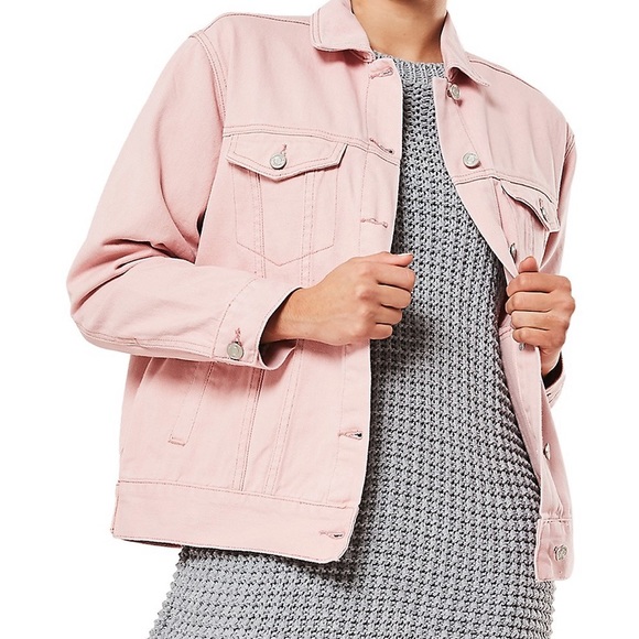 Oversized pink misguided jean jacket - Picture 5 of 5